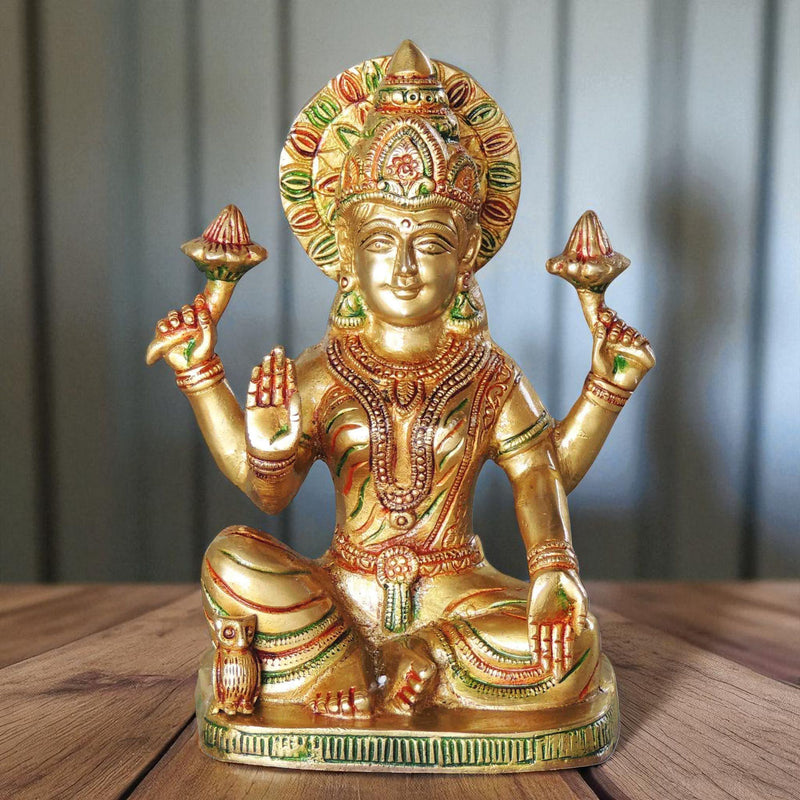 Brass Lakshmi — 7.5"