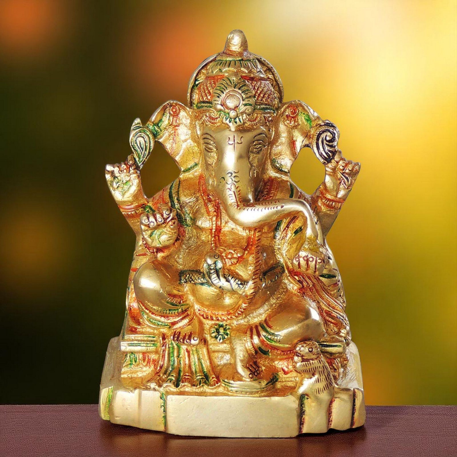 Brass Ganesh — 5.5"