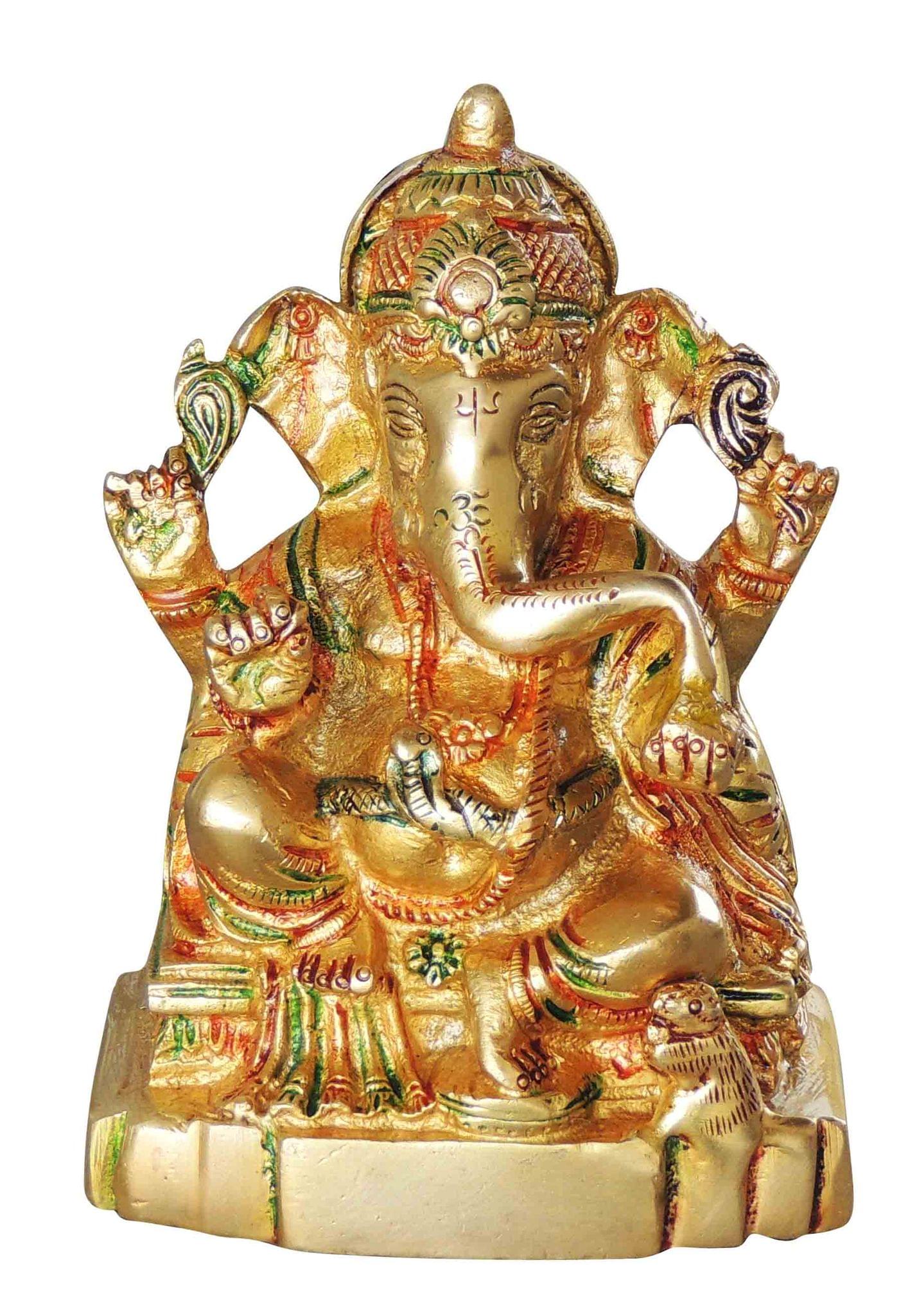 Brass Ganesh — 5.5"