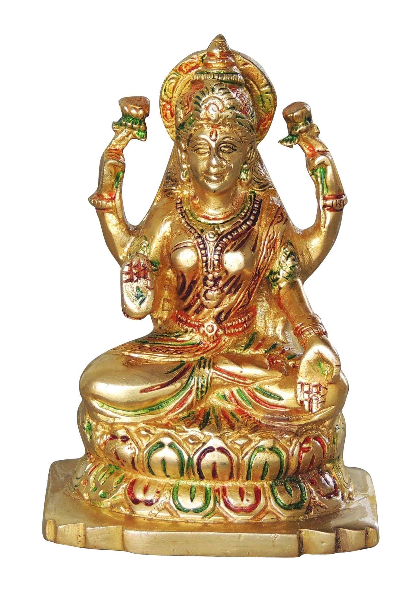 Brass Lakshmi — 5.5"