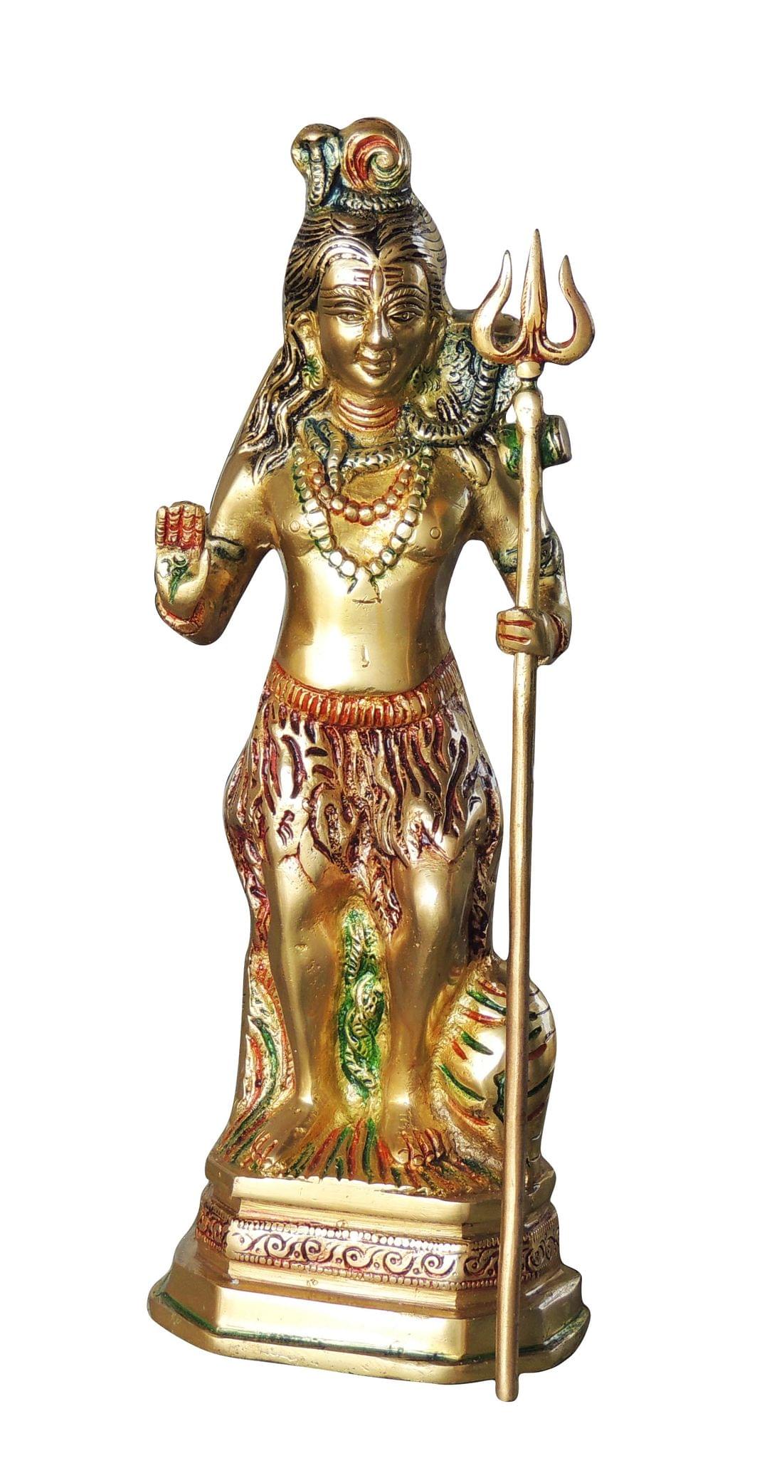 Brass Ganesh — 12.4"