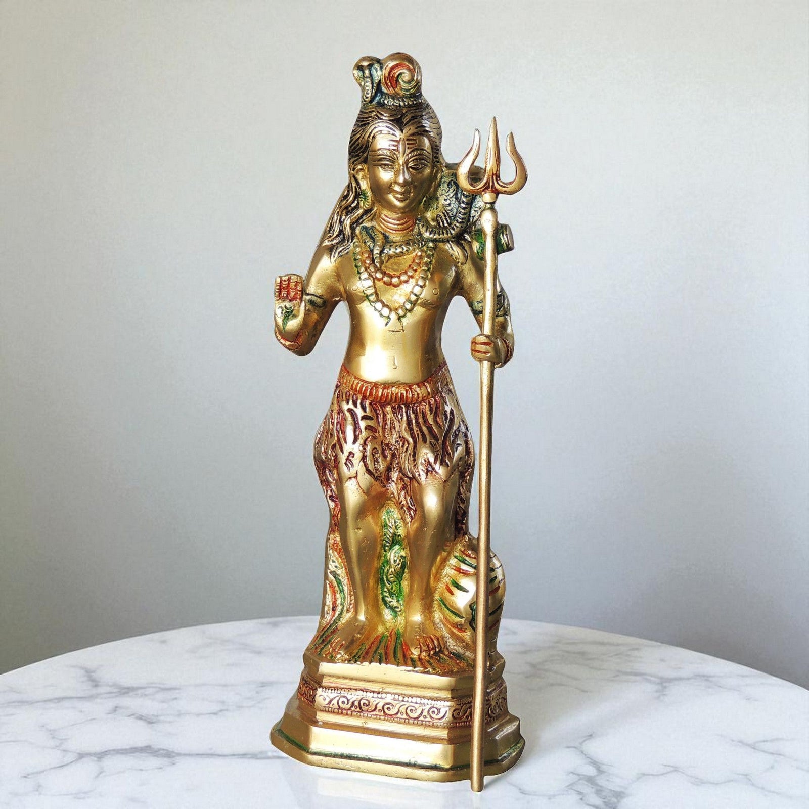 Brass Ganesh — 12.4"