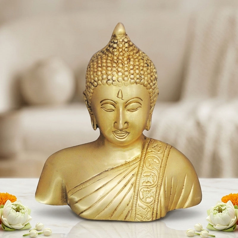 Brass Buddha — 6"