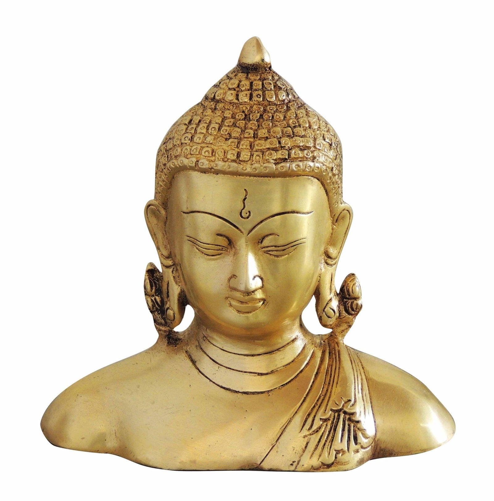 Brass Buddha — 6.5"