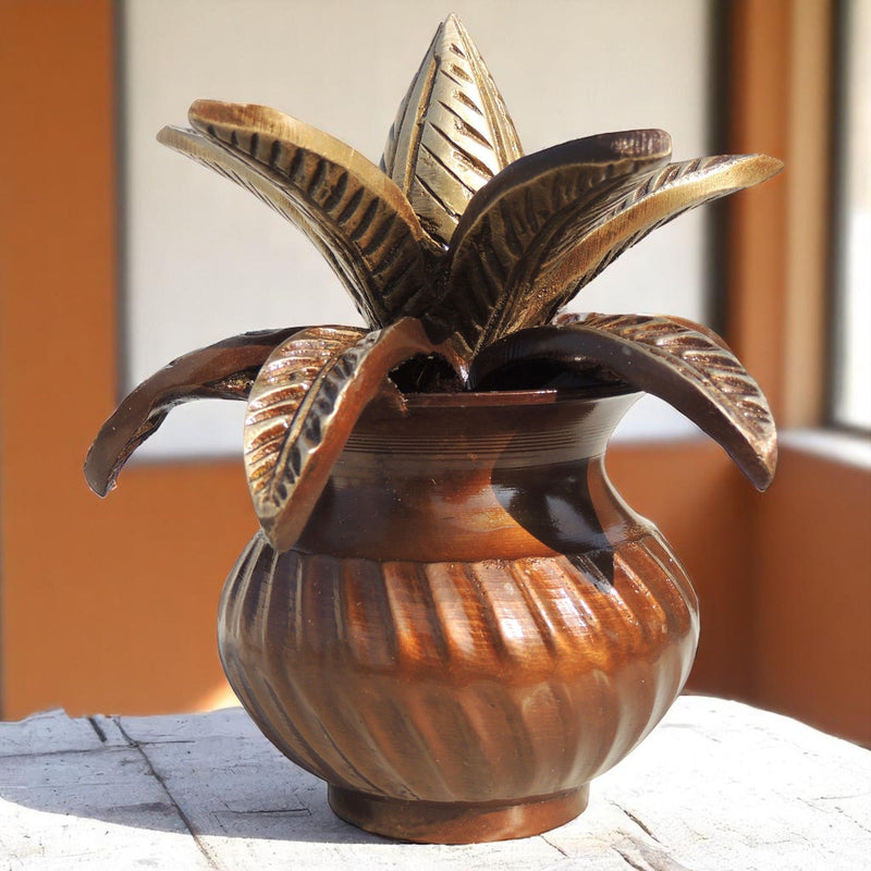 Brass Antique Kalash — 5"