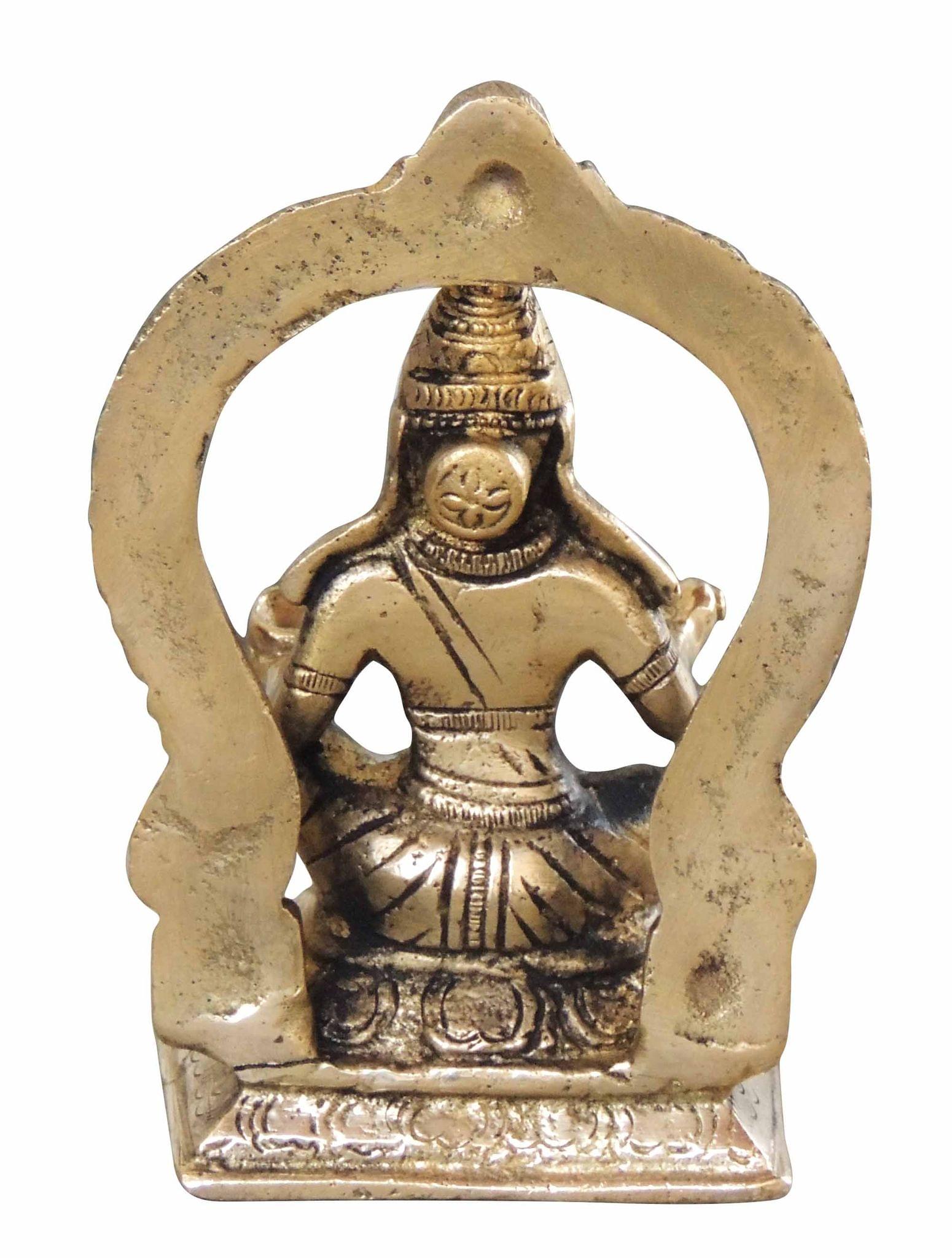 Brass Annapurna Devi Murti — 5.2"