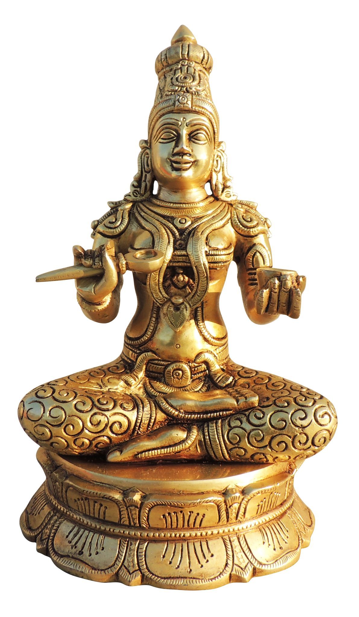 Brass Maa Annapurna Devi — 10.5"