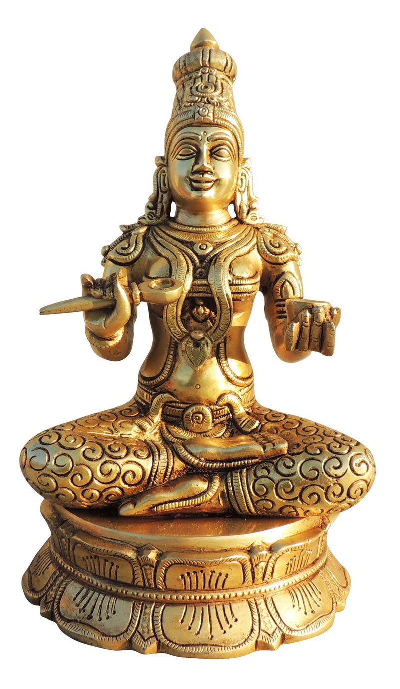 Brass Maa Annapurna Devi — 10.5"