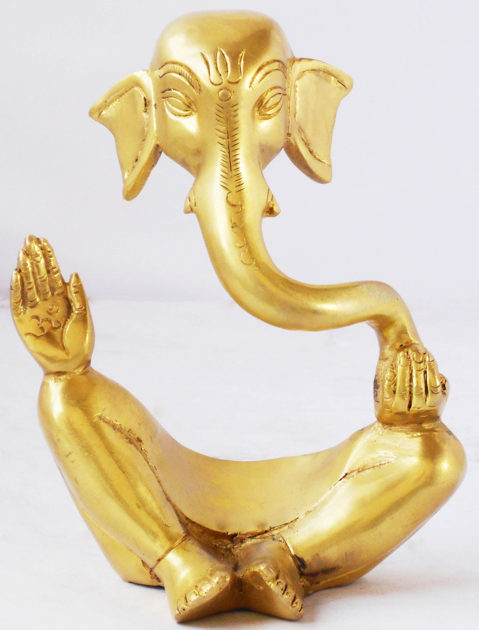 Brass Ganesh — 8"