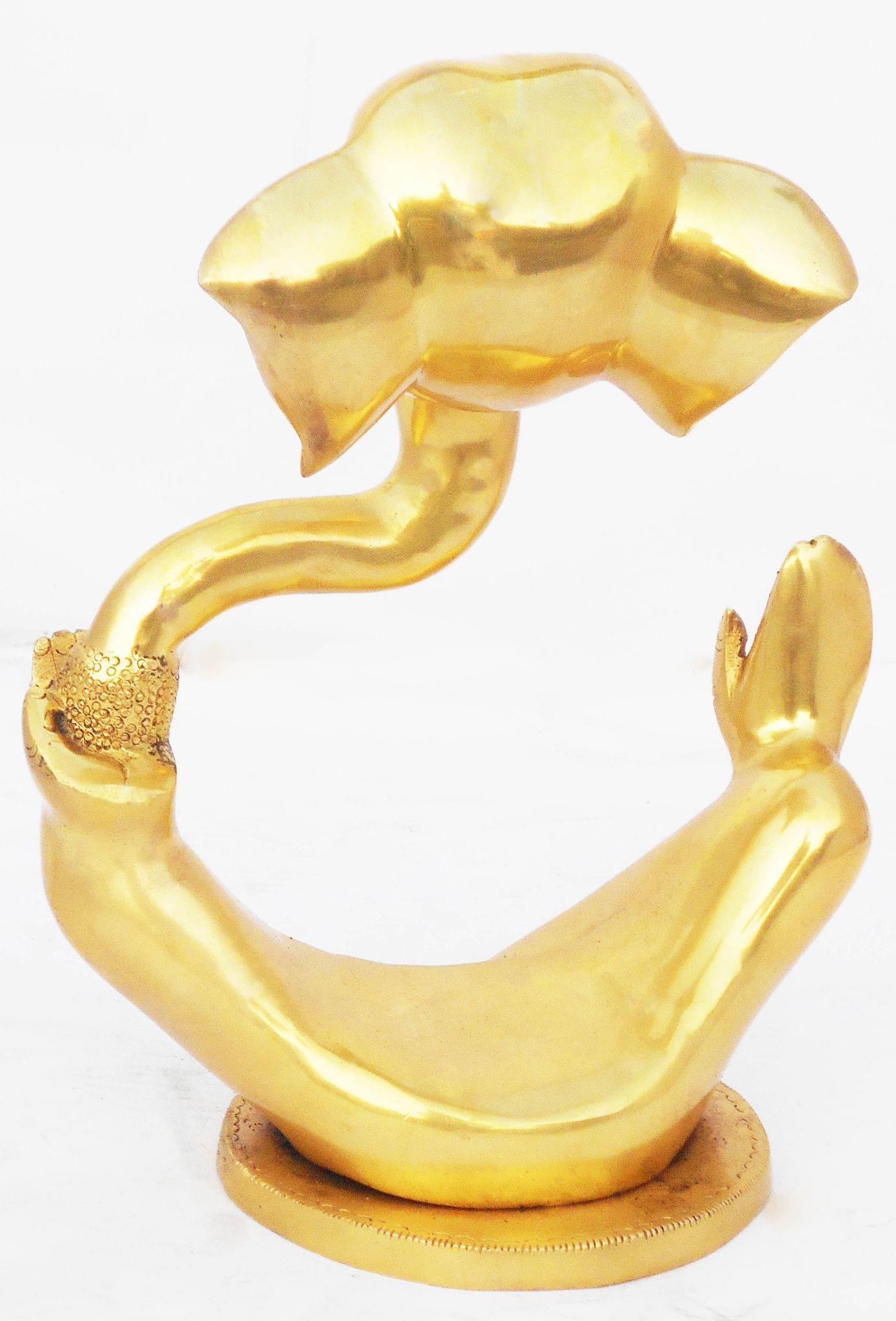 Brass Ganesh — 10"