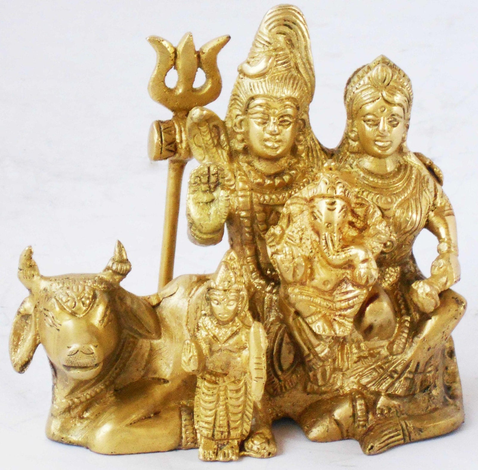 Brass Shiva — 5.2"