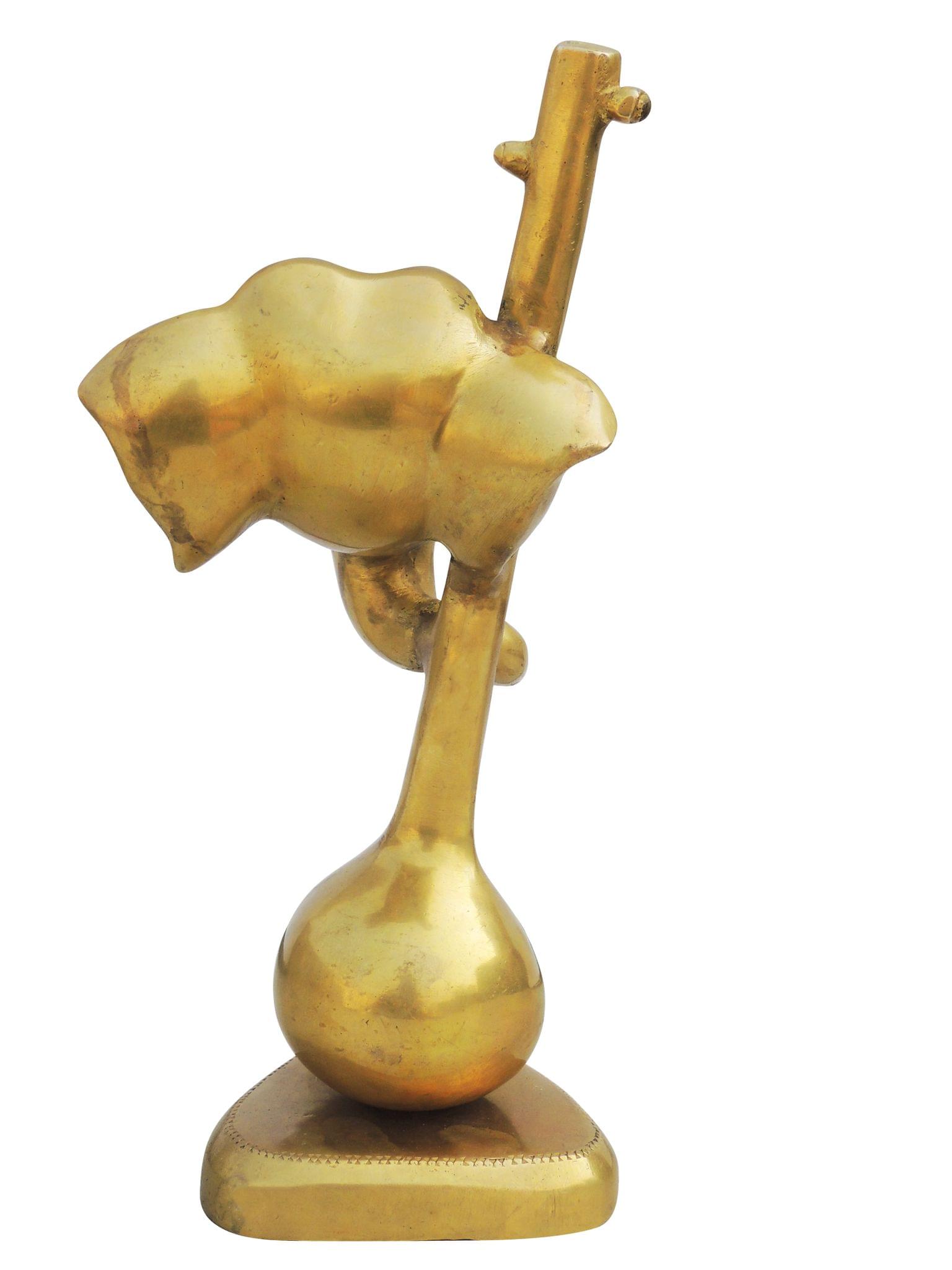 Brass Ganesh — 8.5"