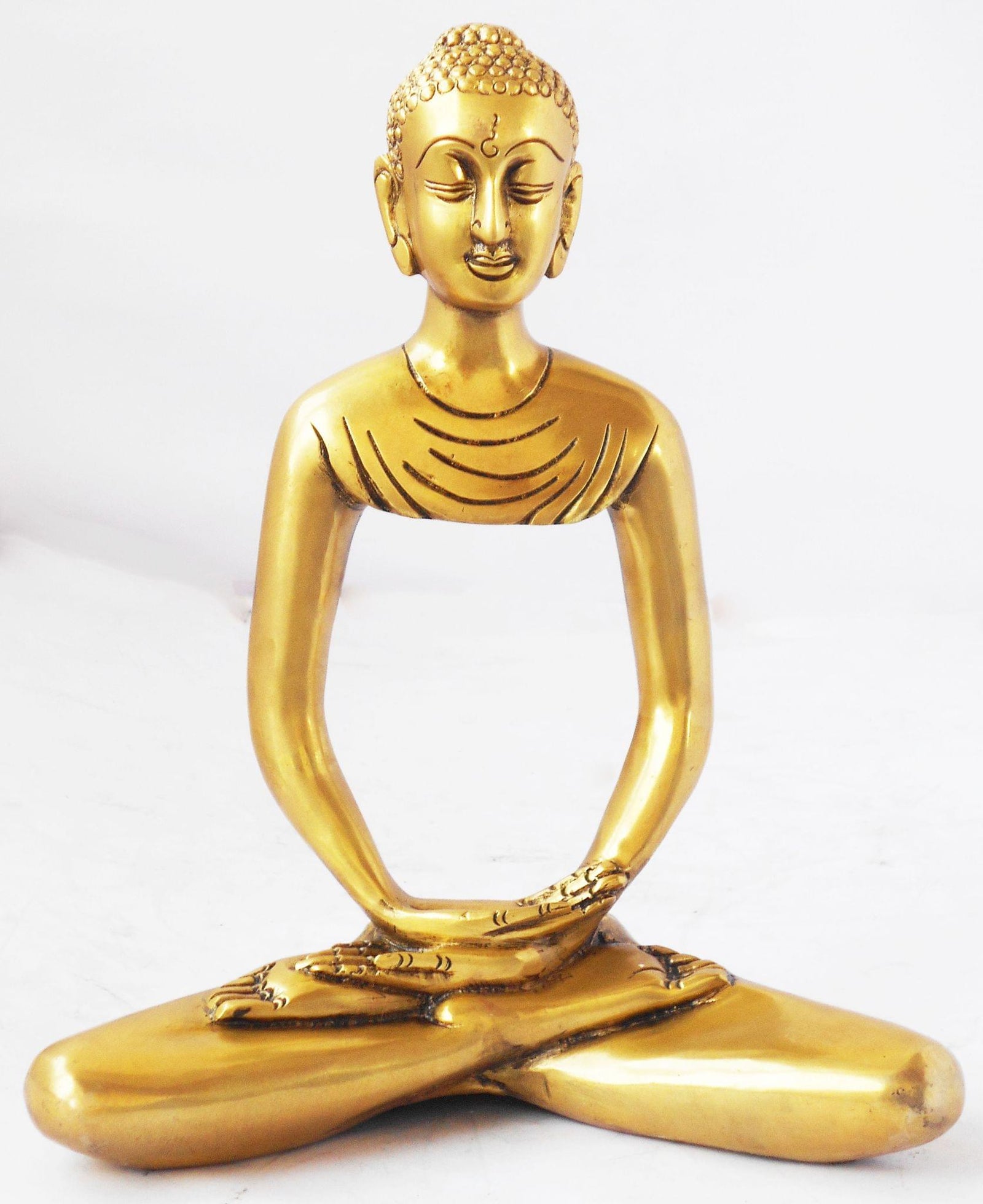 Brass Buddha — 10"