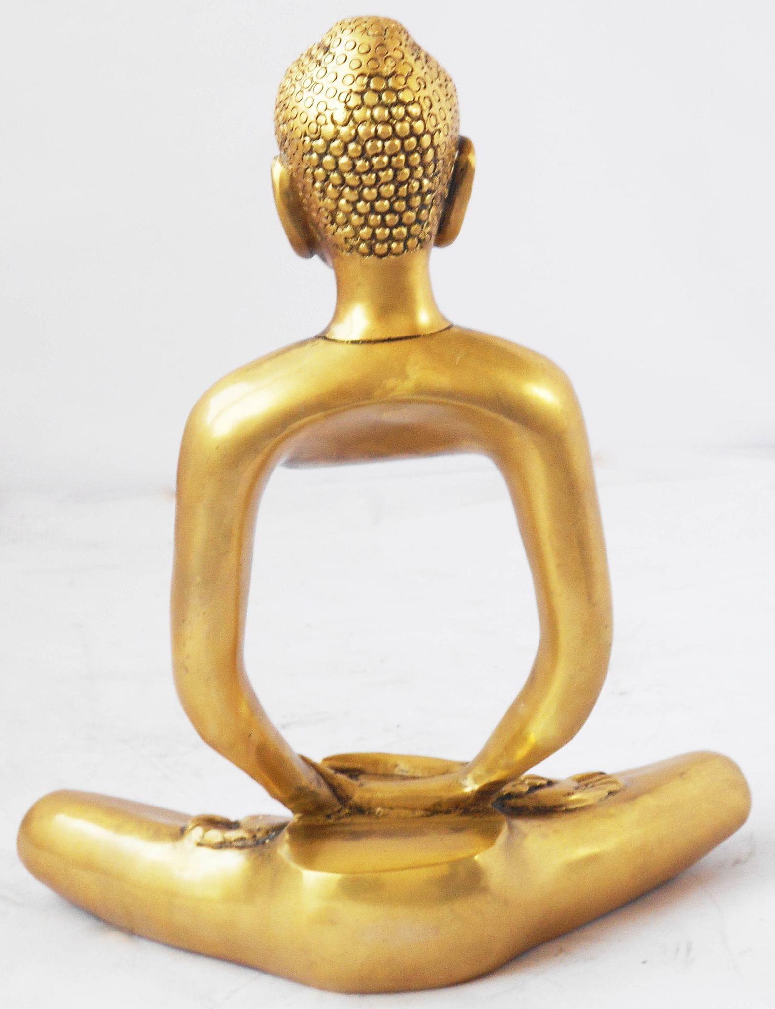 Brass Buddha — 10"