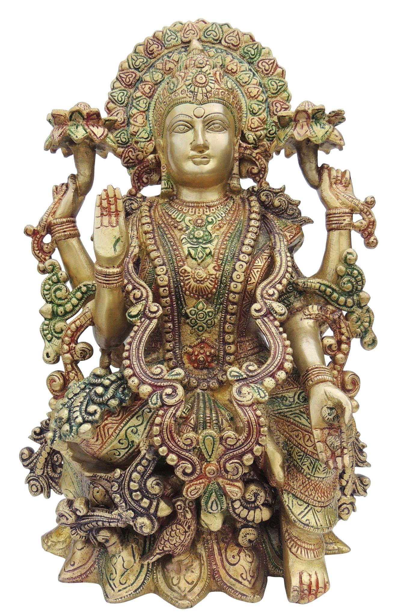 Brass Lakshmi — 16"