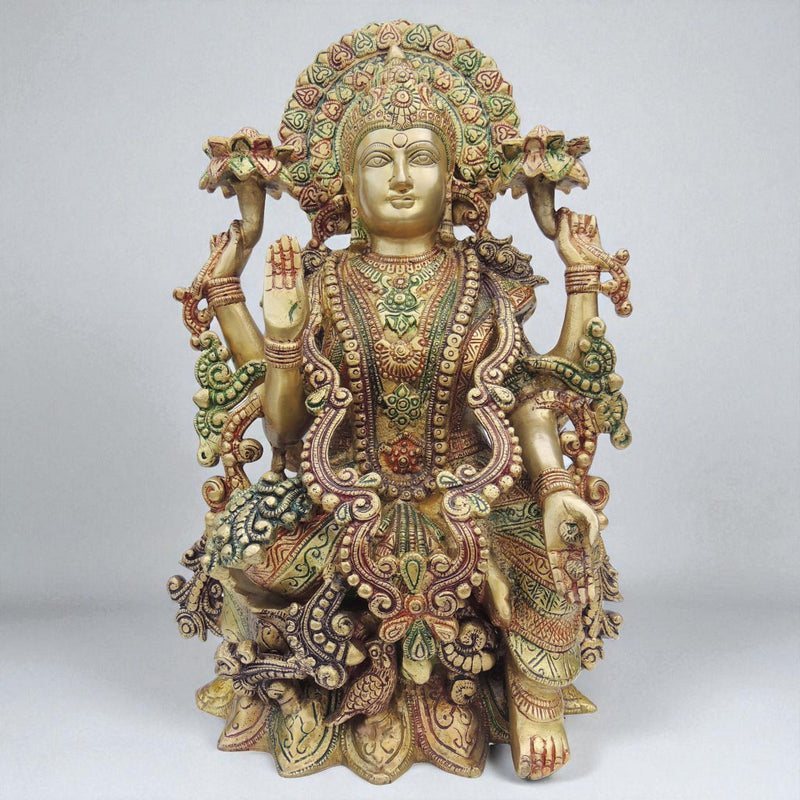 Brass Lakshmi — 16"