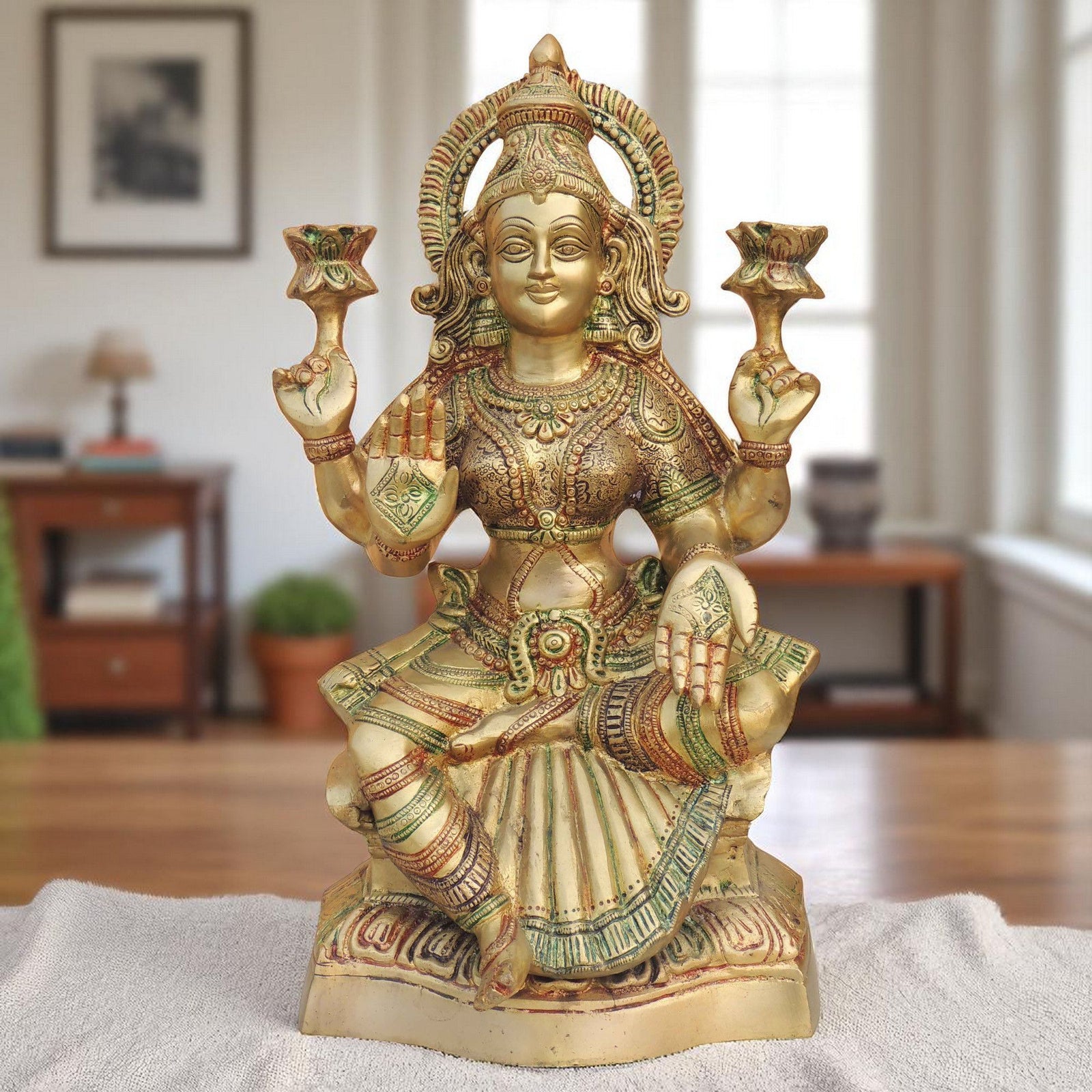 Brass Lakshmi — 18"