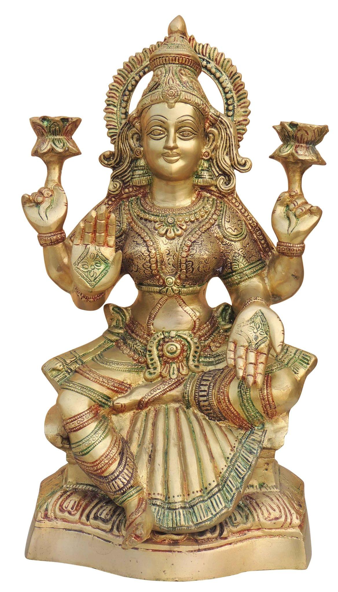 Brass Lakshmi — 18"