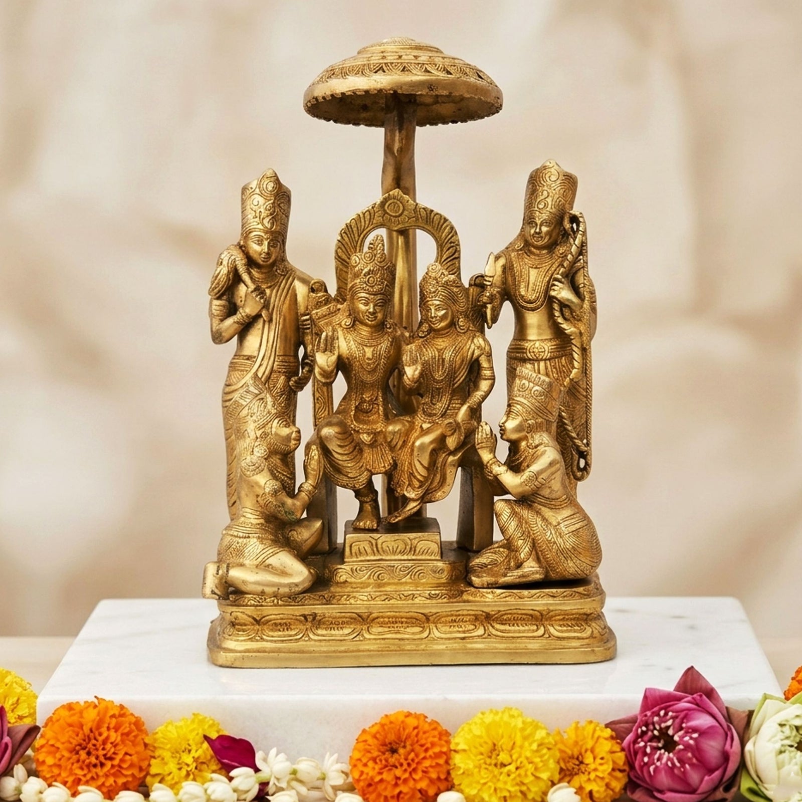 Brass Ram Darbar — 15"