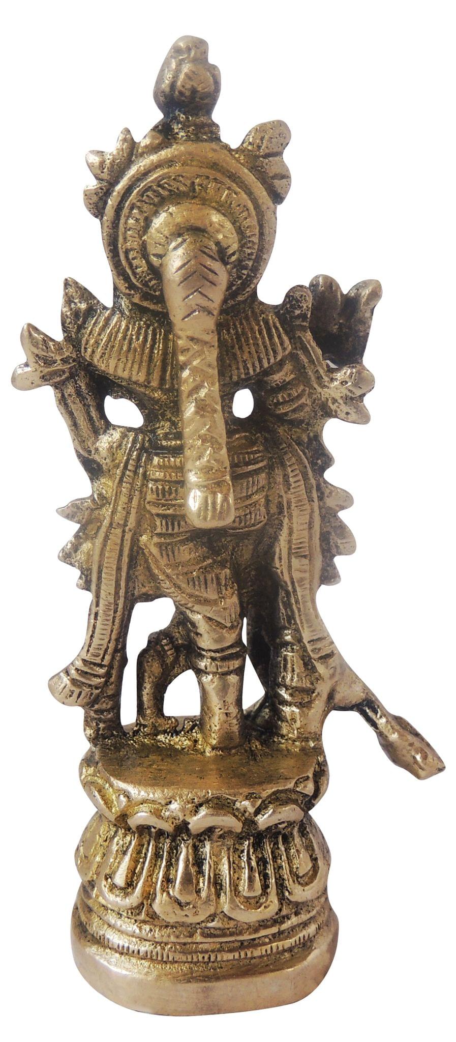 Brass Radha-Krishna — 4.1"
