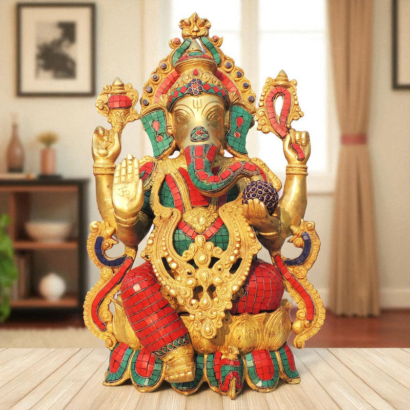 Brass Ganesh — 20.5"
