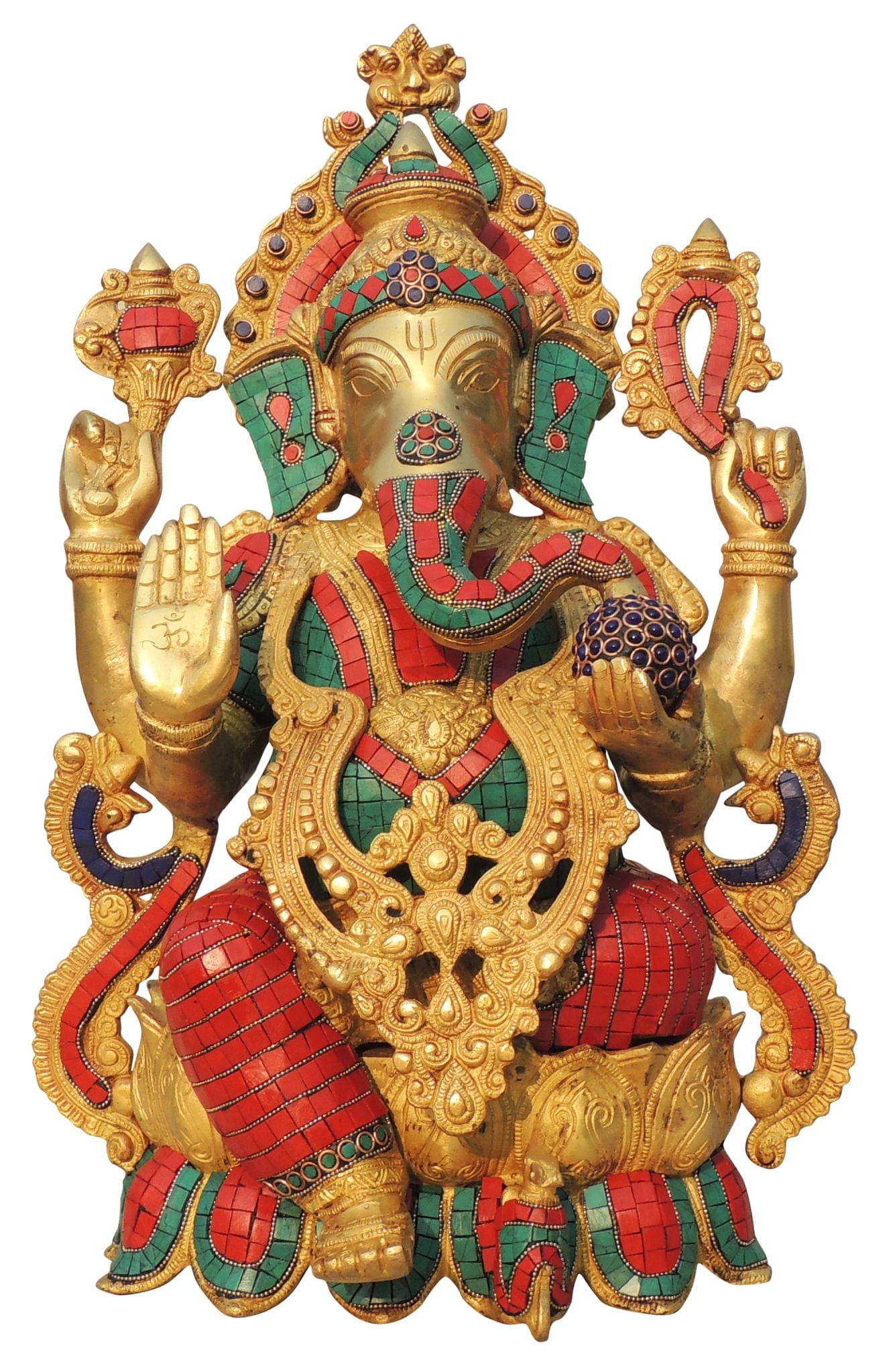 Brass Ganesh — 20.5"