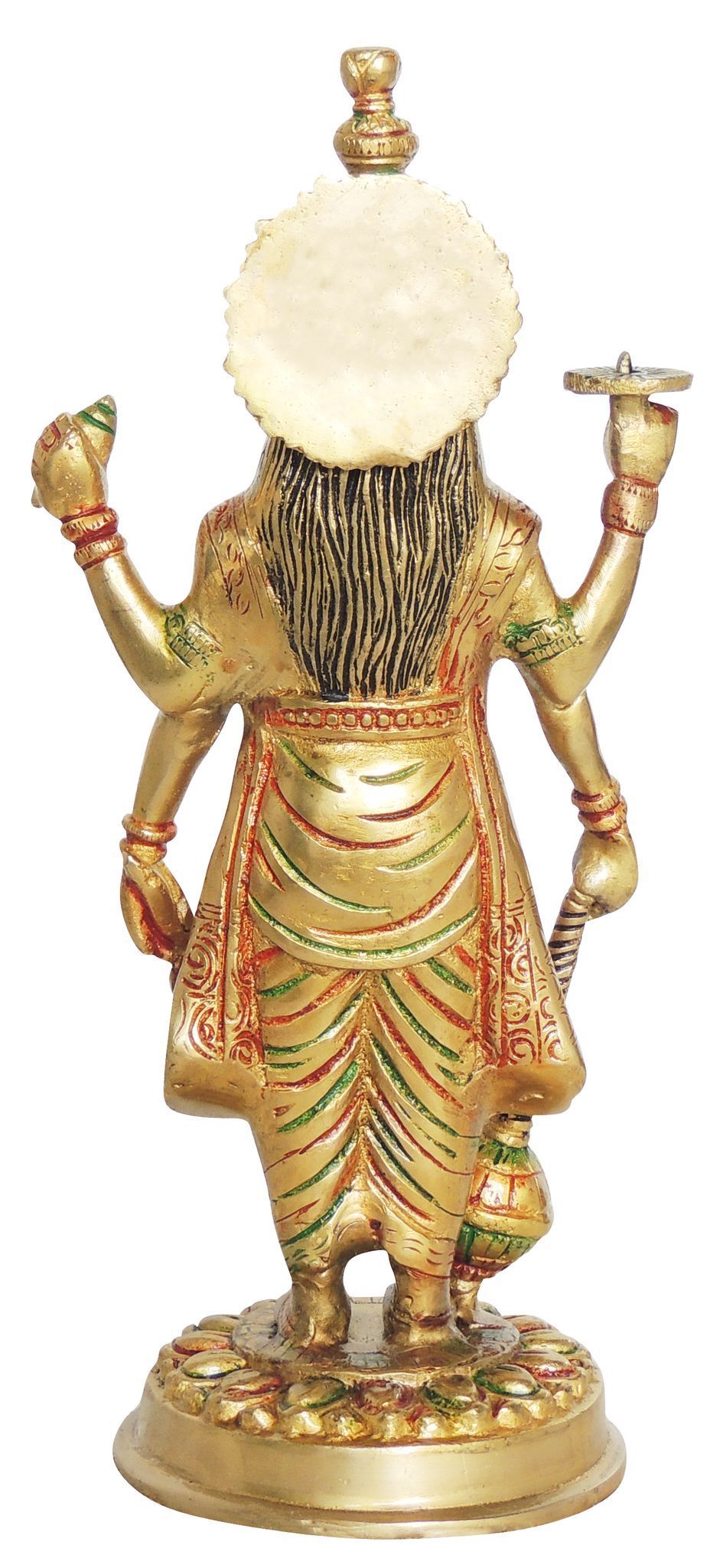 Brass Vishnu — 12.5"