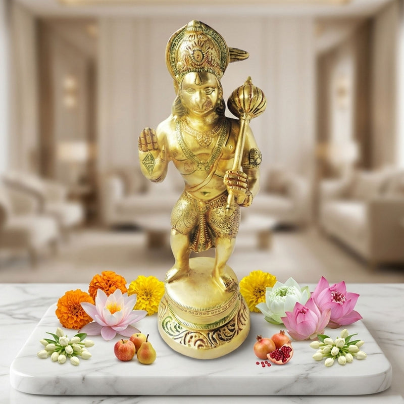 Brass Hanuman — 13"