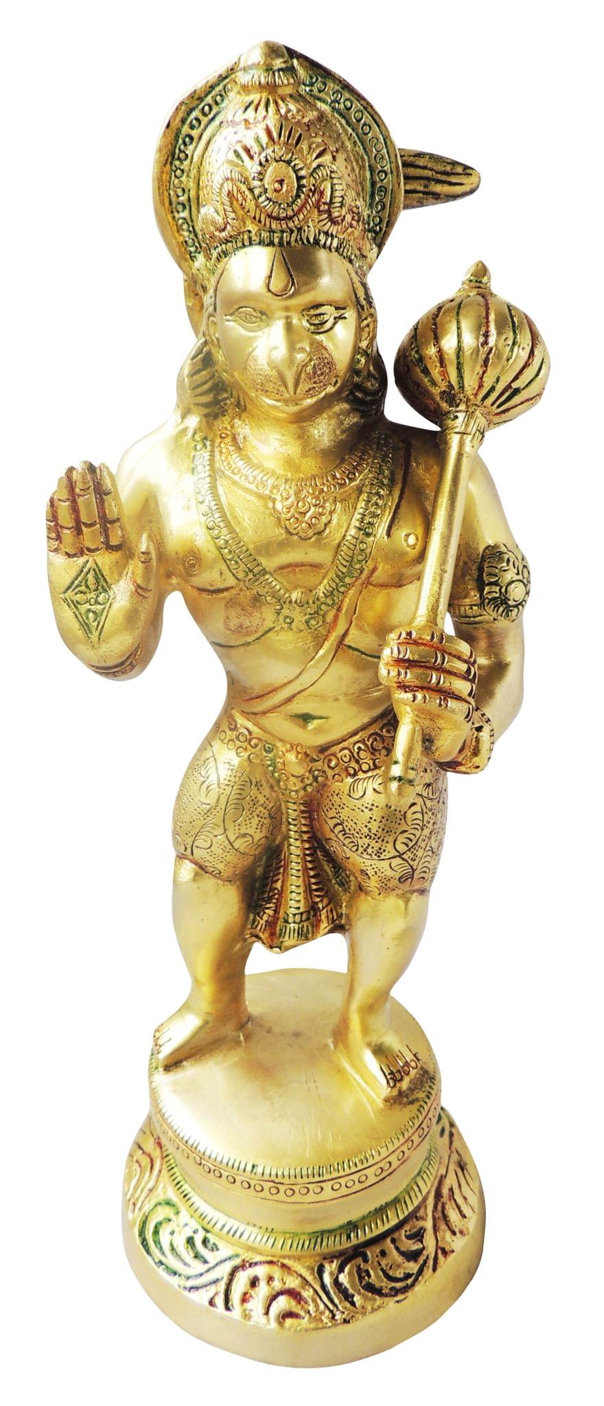 Brass Hanuman — 13"