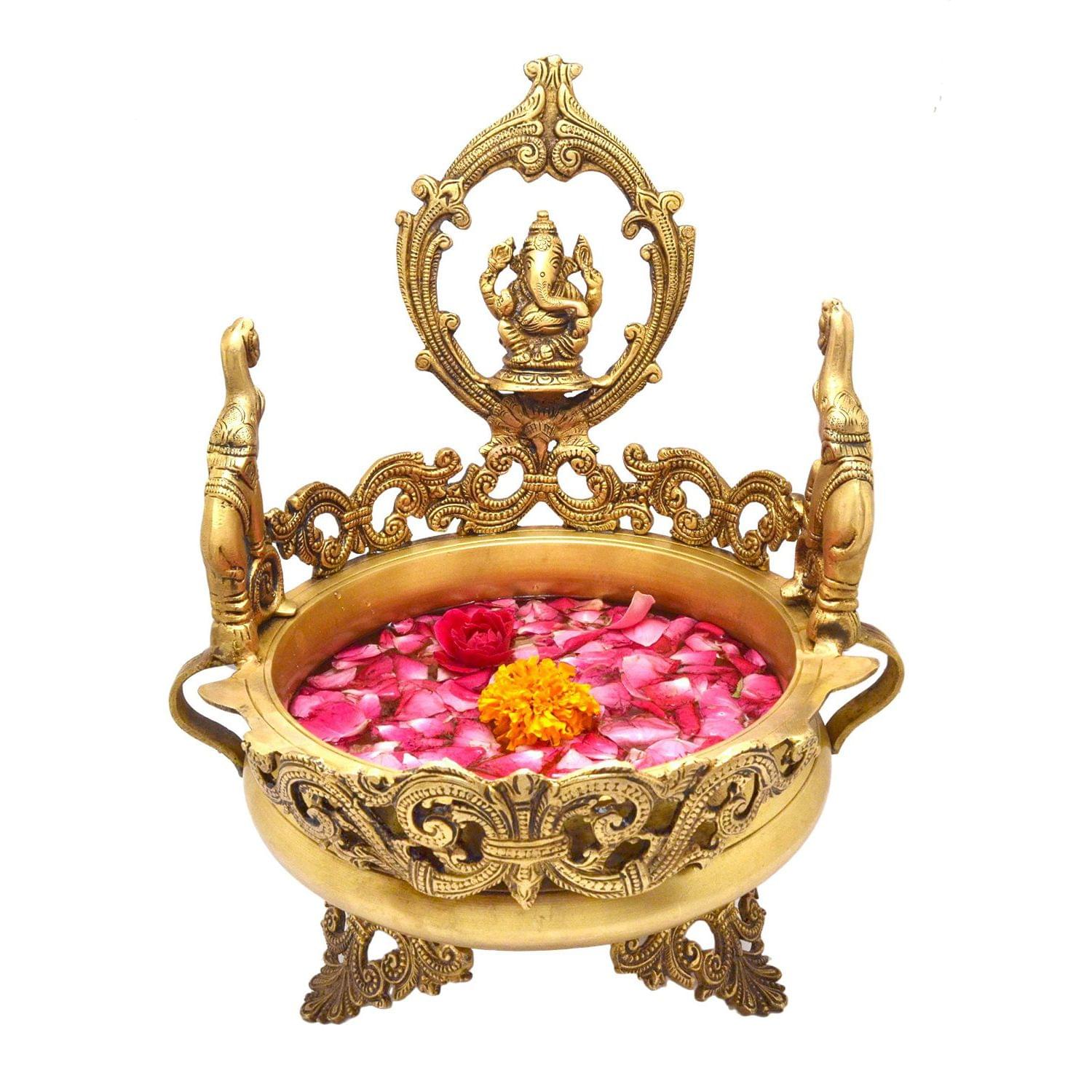 Brass Ganesh — 12.5"