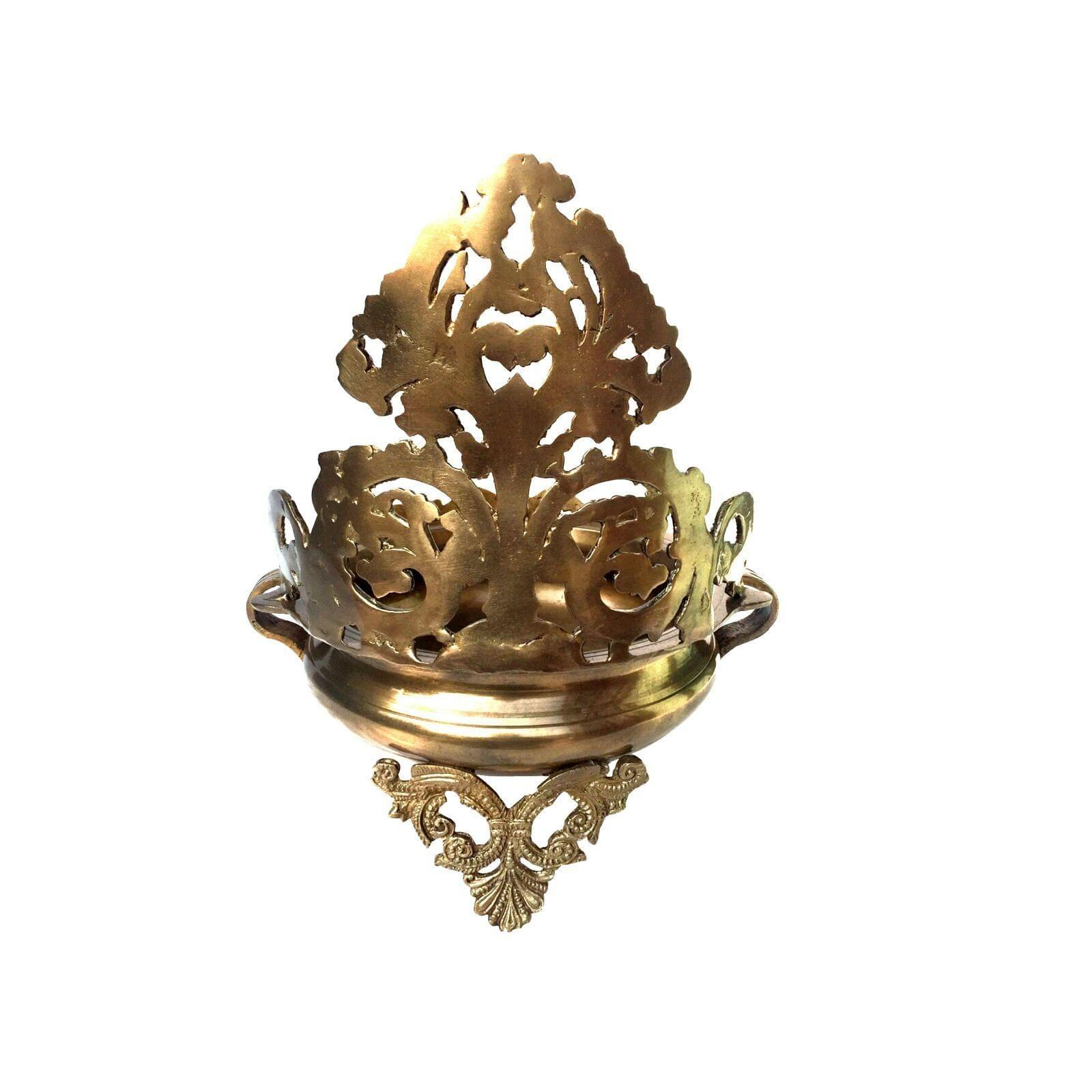 Brass Urli - Floating — 11"