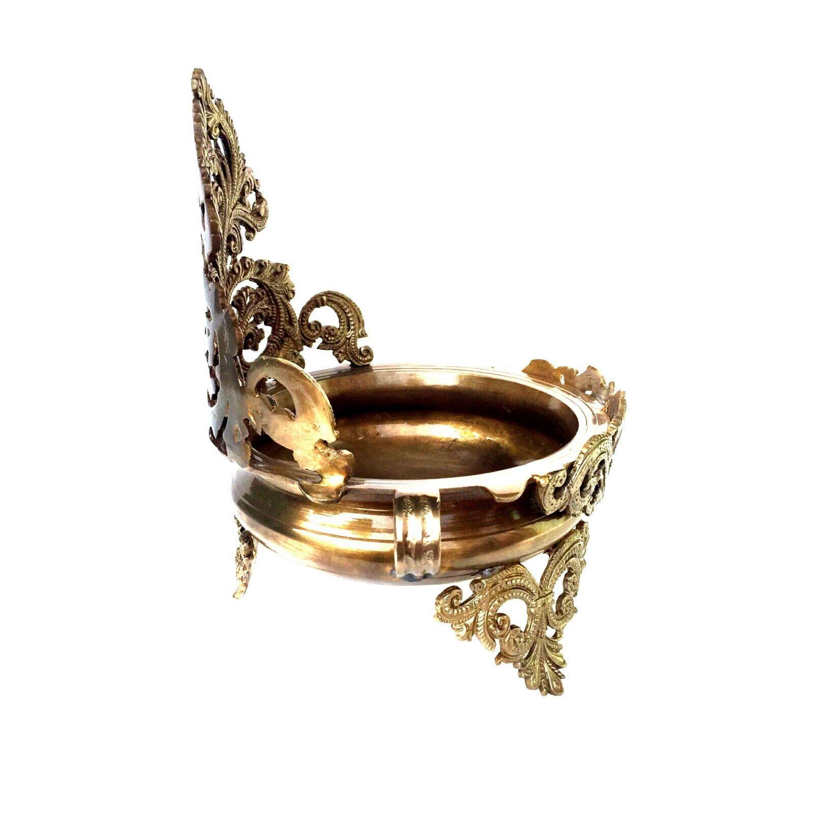 Brass Urli - Floating — 11"