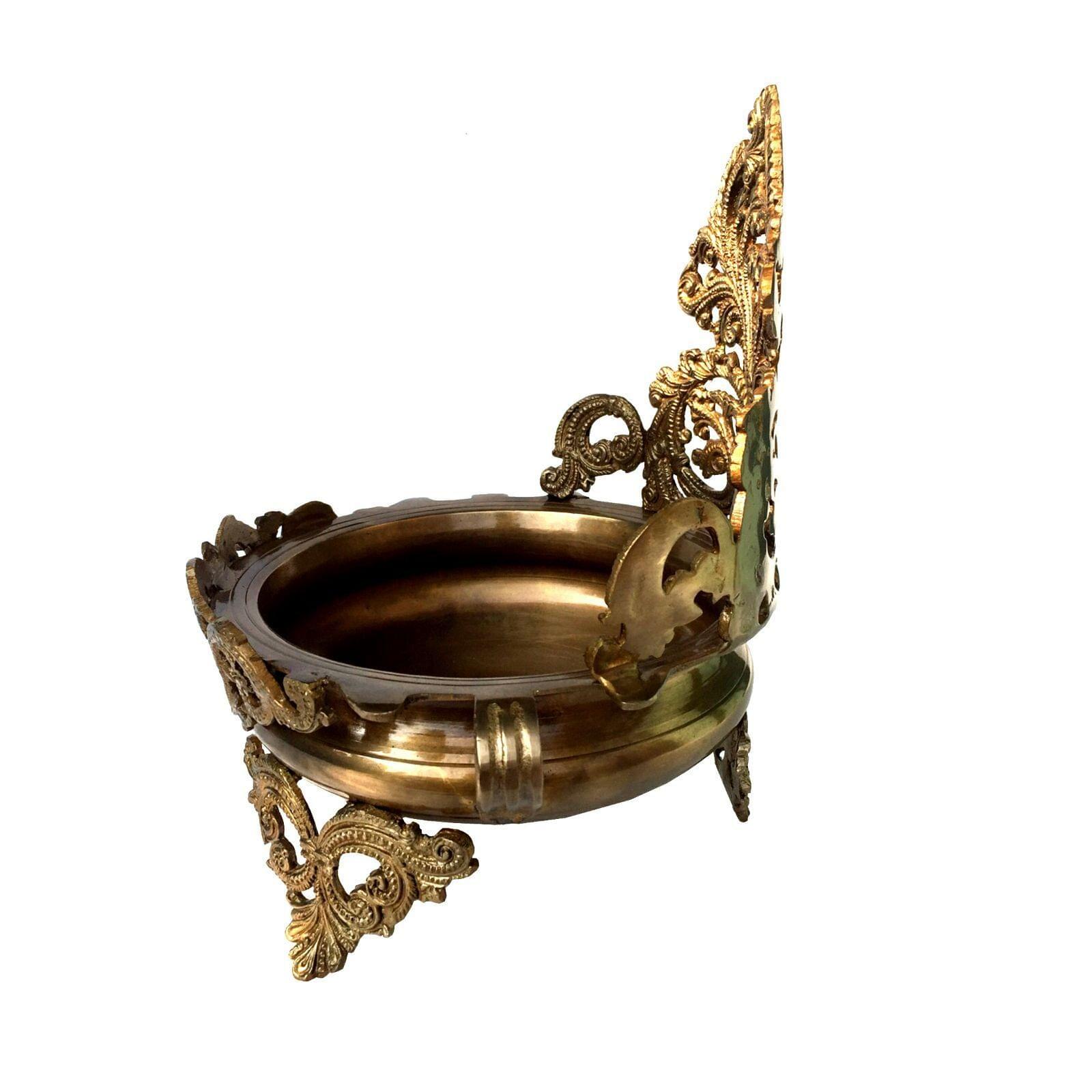 Brass Urli - Floating — 11"