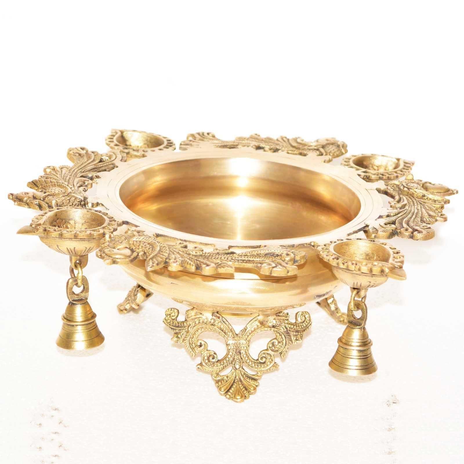 Brass Urli Deepak — 5"