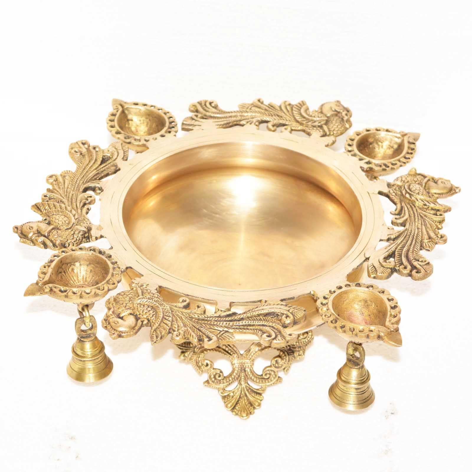 Brass Urli Deepak — 5"