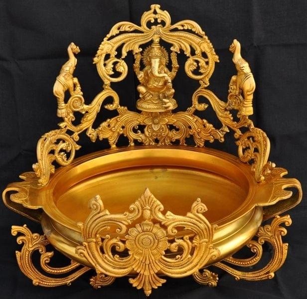 Brass Ganesh — 16"