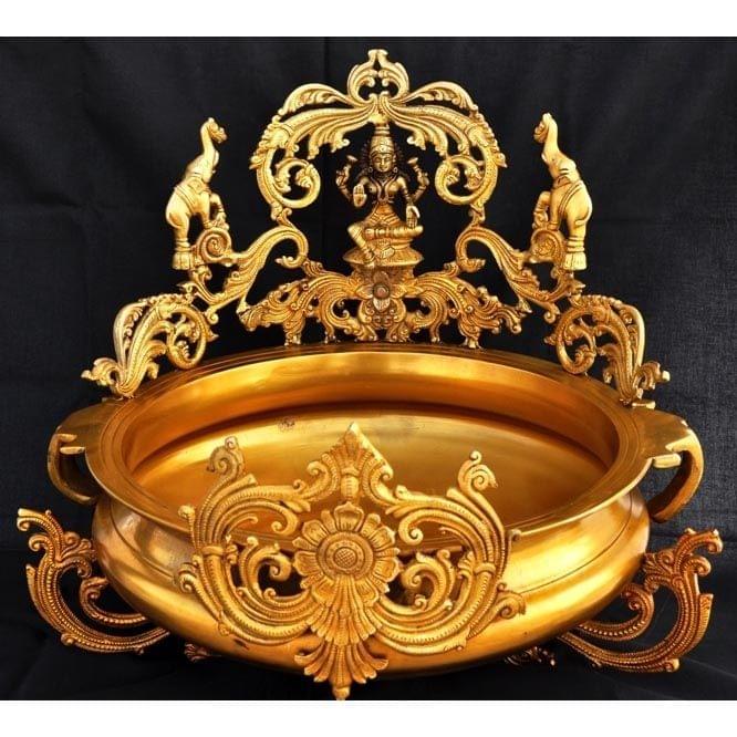 Brass Lakshmi — 16.4"