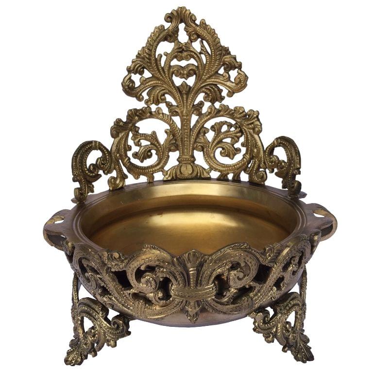Brass Metal /Event Decor Floating candle stand/Urli — 11"