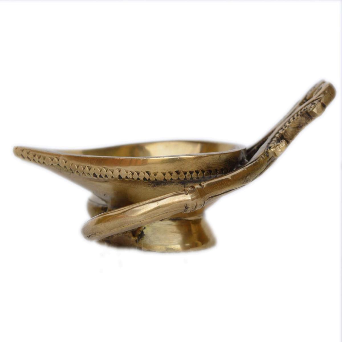 Brass Table Decor Oil Lamp Deepak — 2"