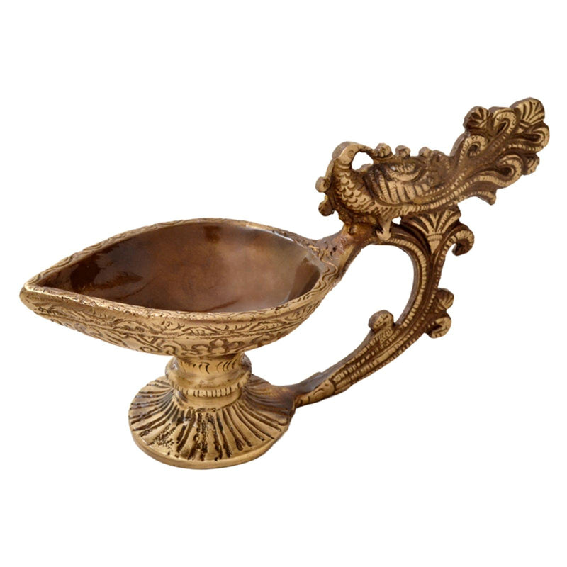 Brass Table Decor Oil Lamp Deepak — 3.5"