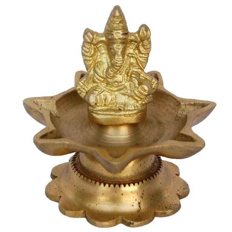 Brass Ganesh — 3"