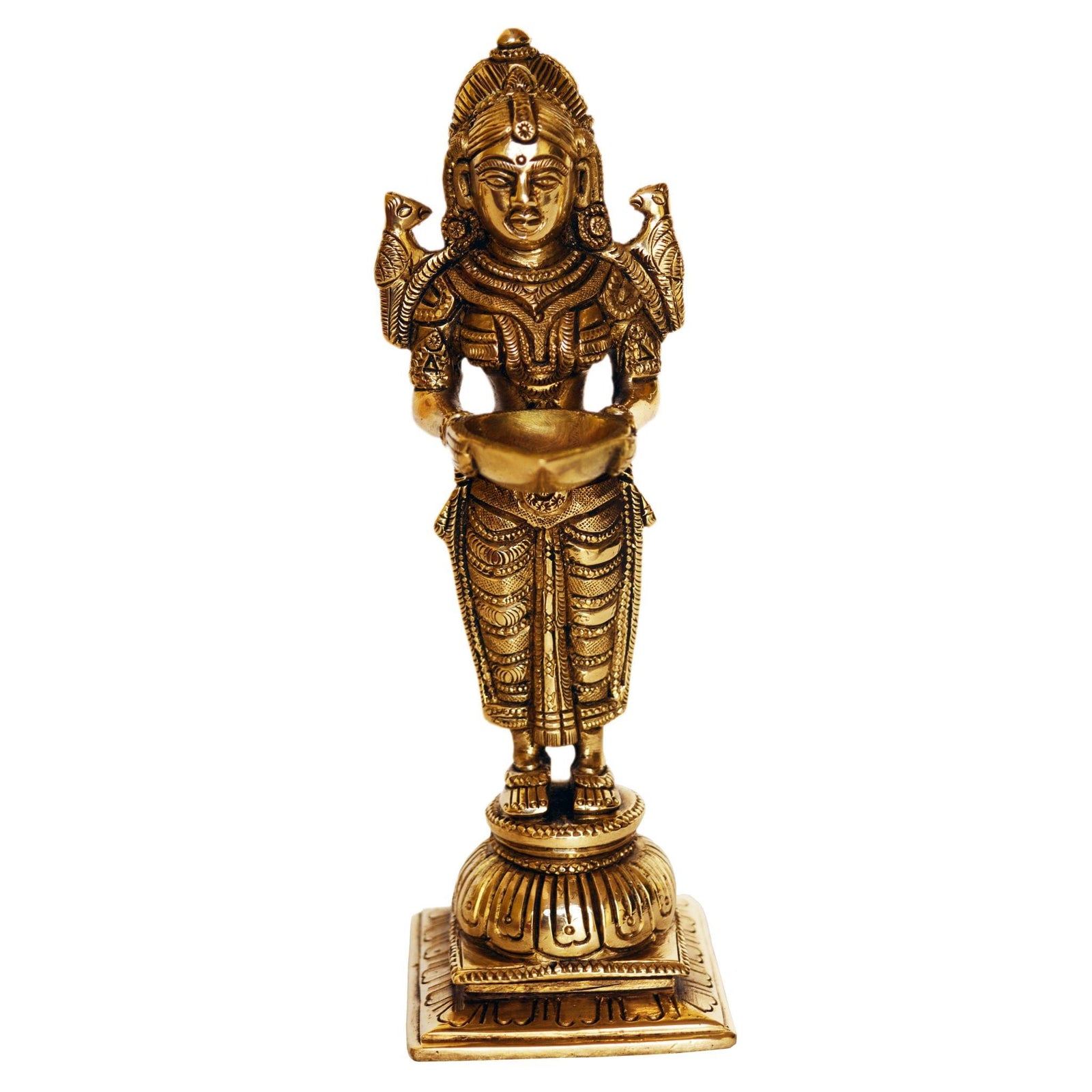 Brass Lakshmi — 8"