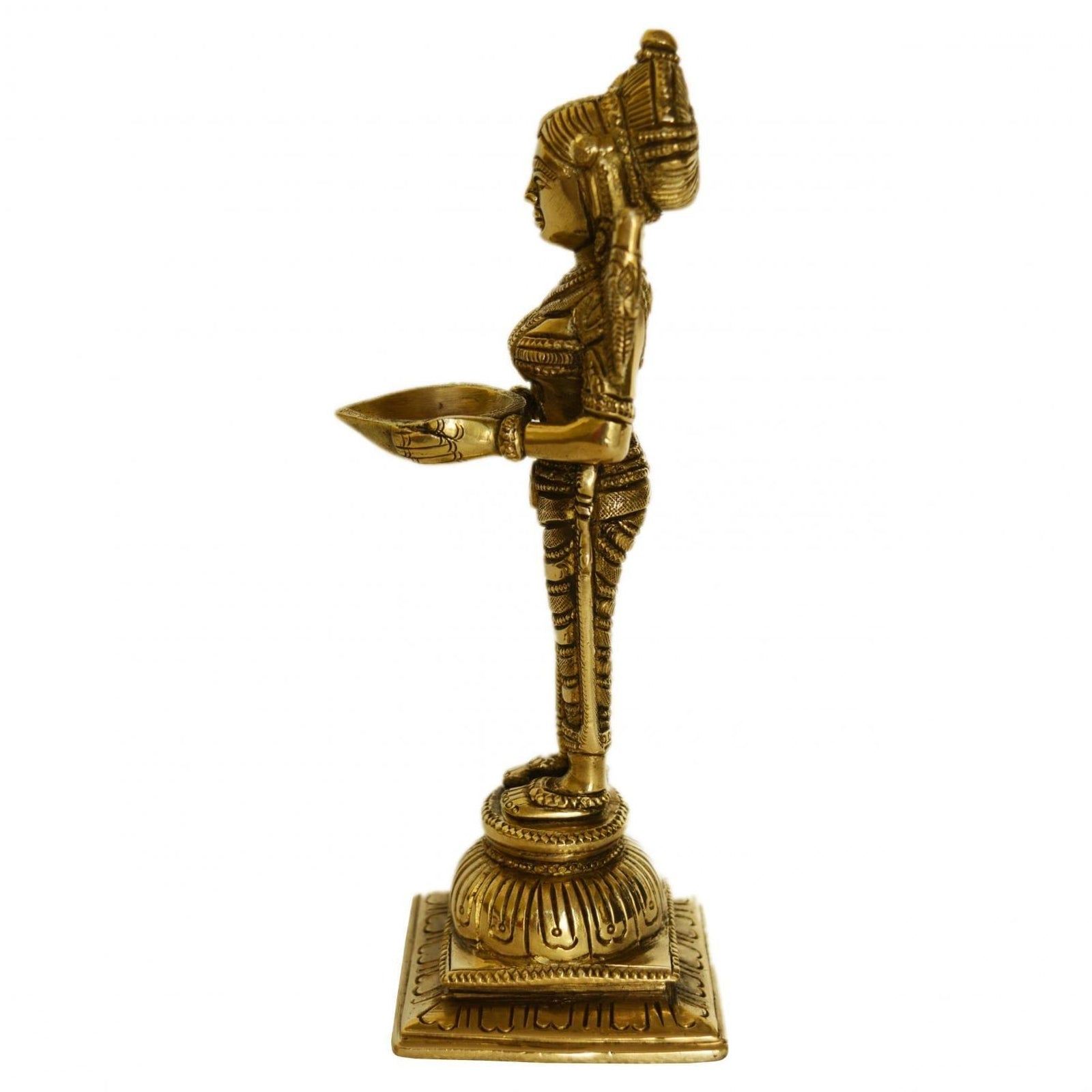 Brass Lakshmi — 8"