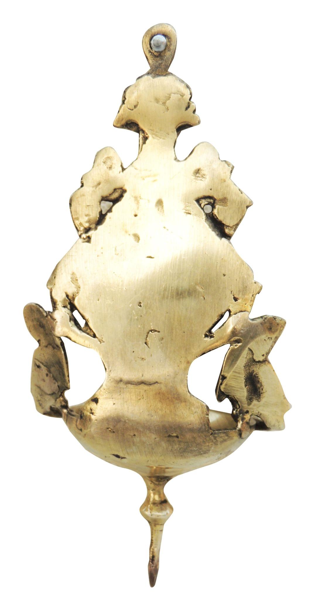 Brass Wall Wall Decor Parrot Oil Lamp Deepak — 8"