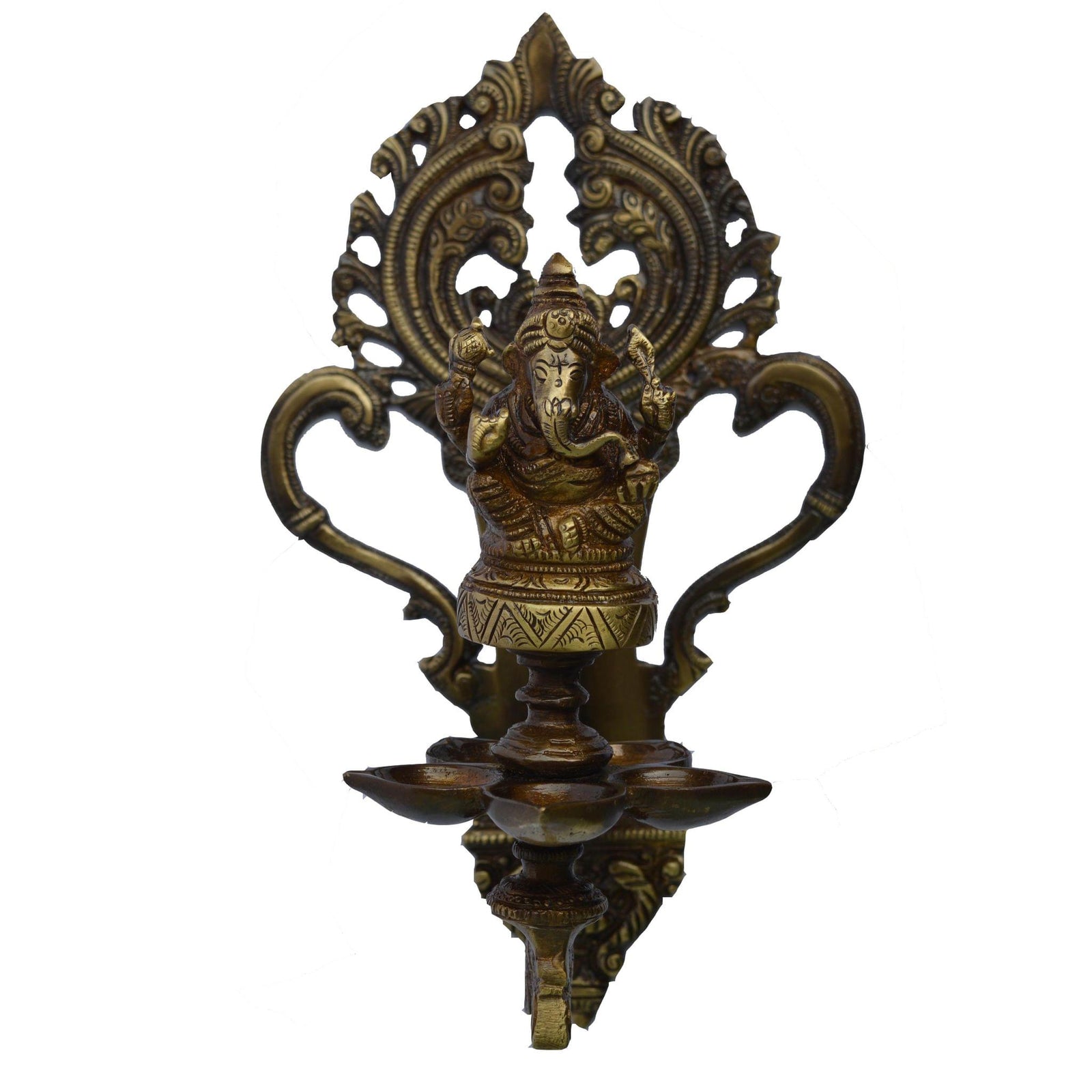 Brass Ganesh — 12"
