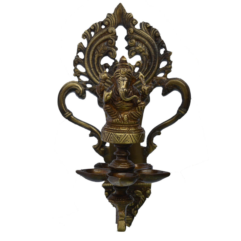 Brass Ganesh — 12"