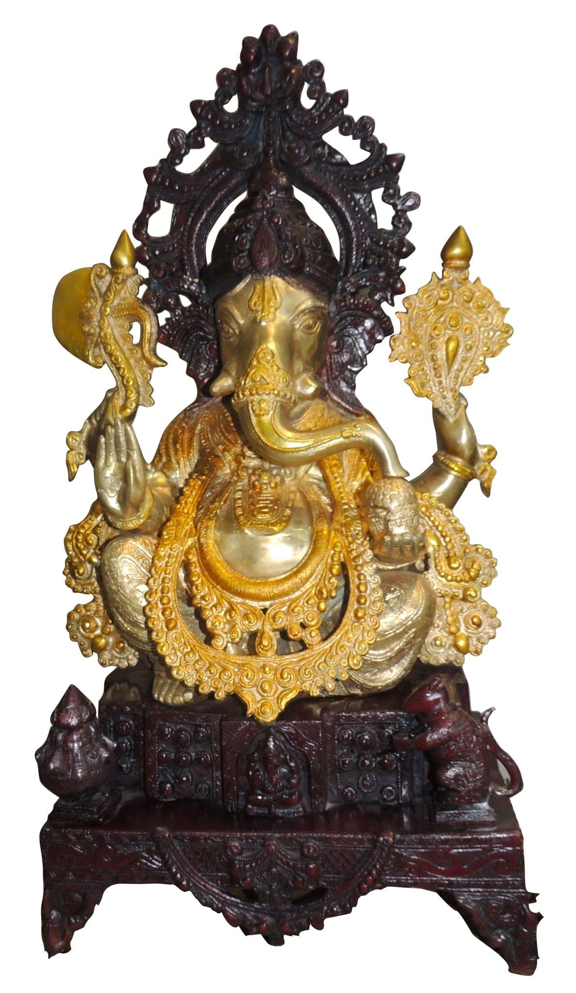 Brass Ganesh — 27"
