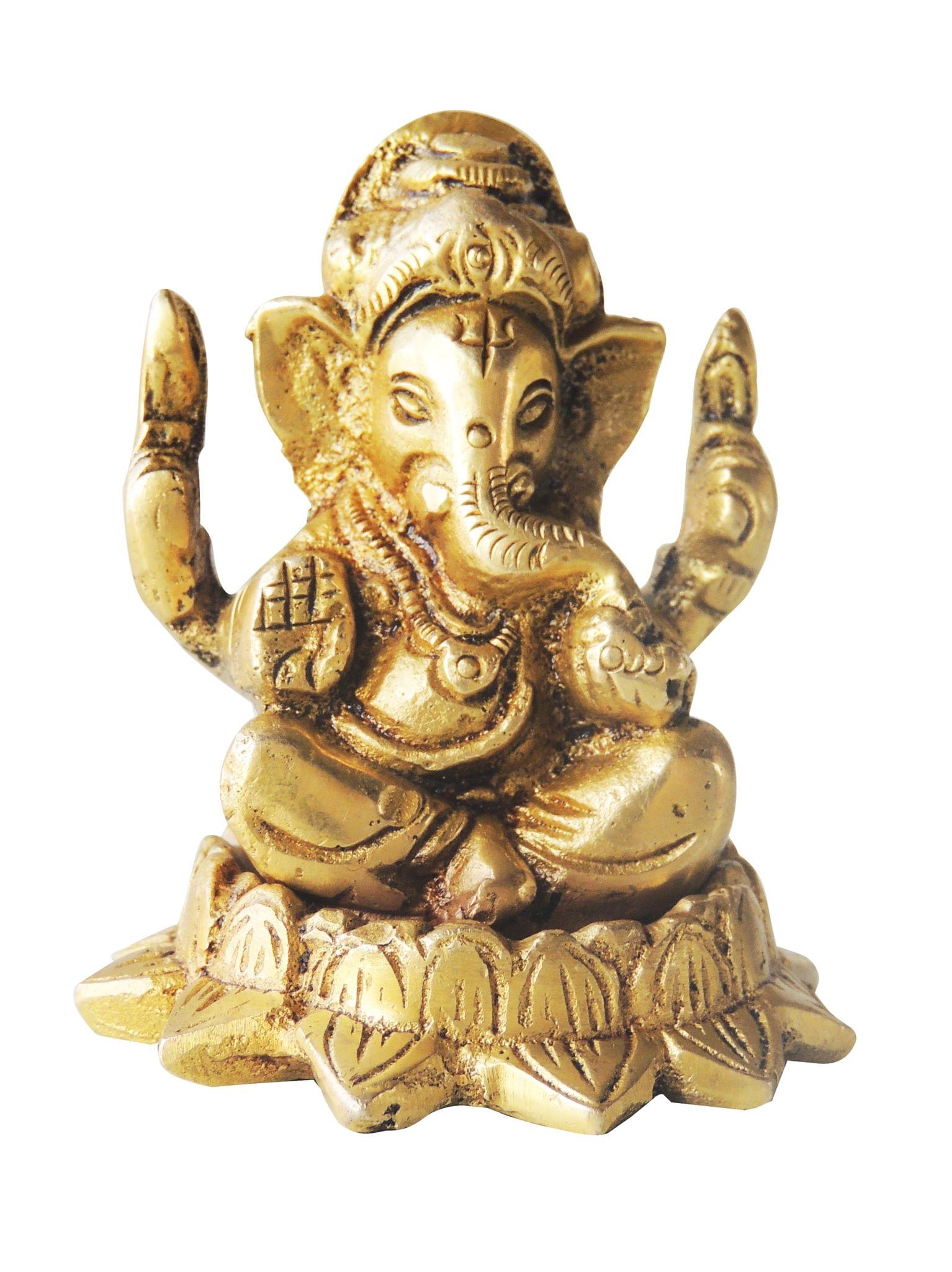 Brass Ganesh — 2.2"