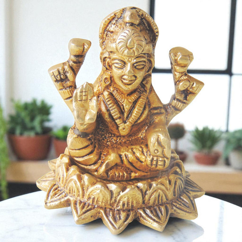 Brass Lakshmi — 2"