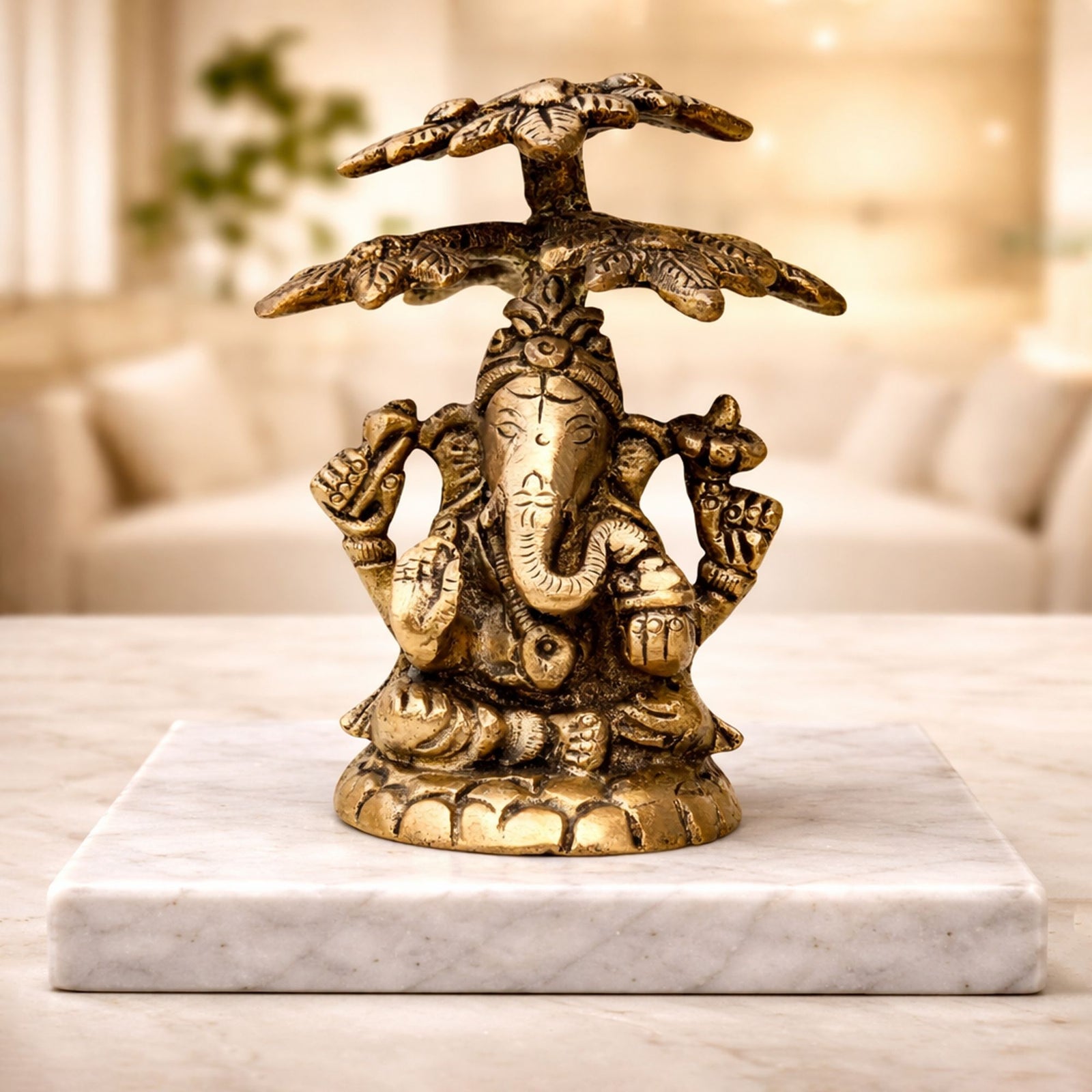 Brass Ganesh — 3.5"